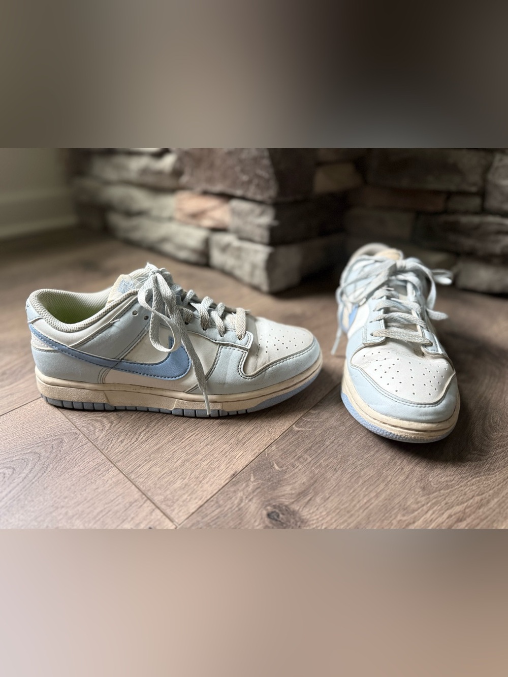 Nike Dunk Lo Light Blue & White Sneakers